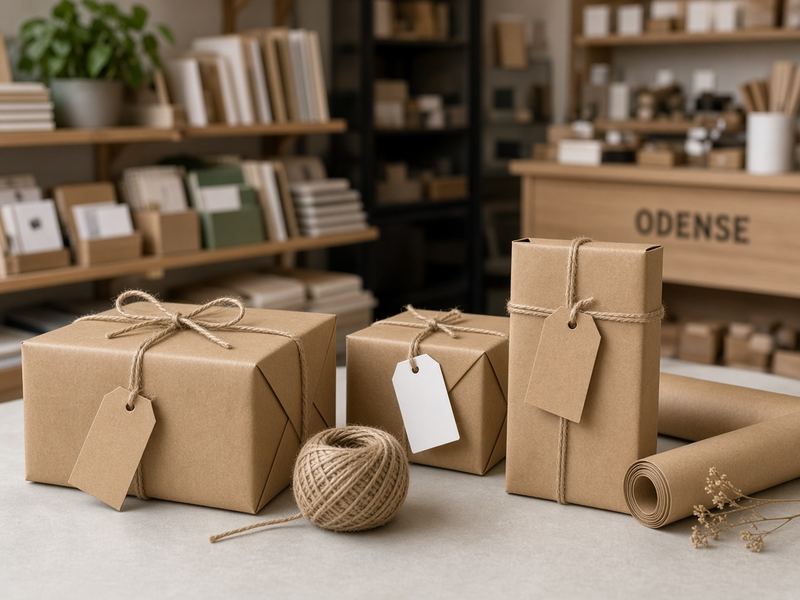 Gift wrapping at Sucroaccen House